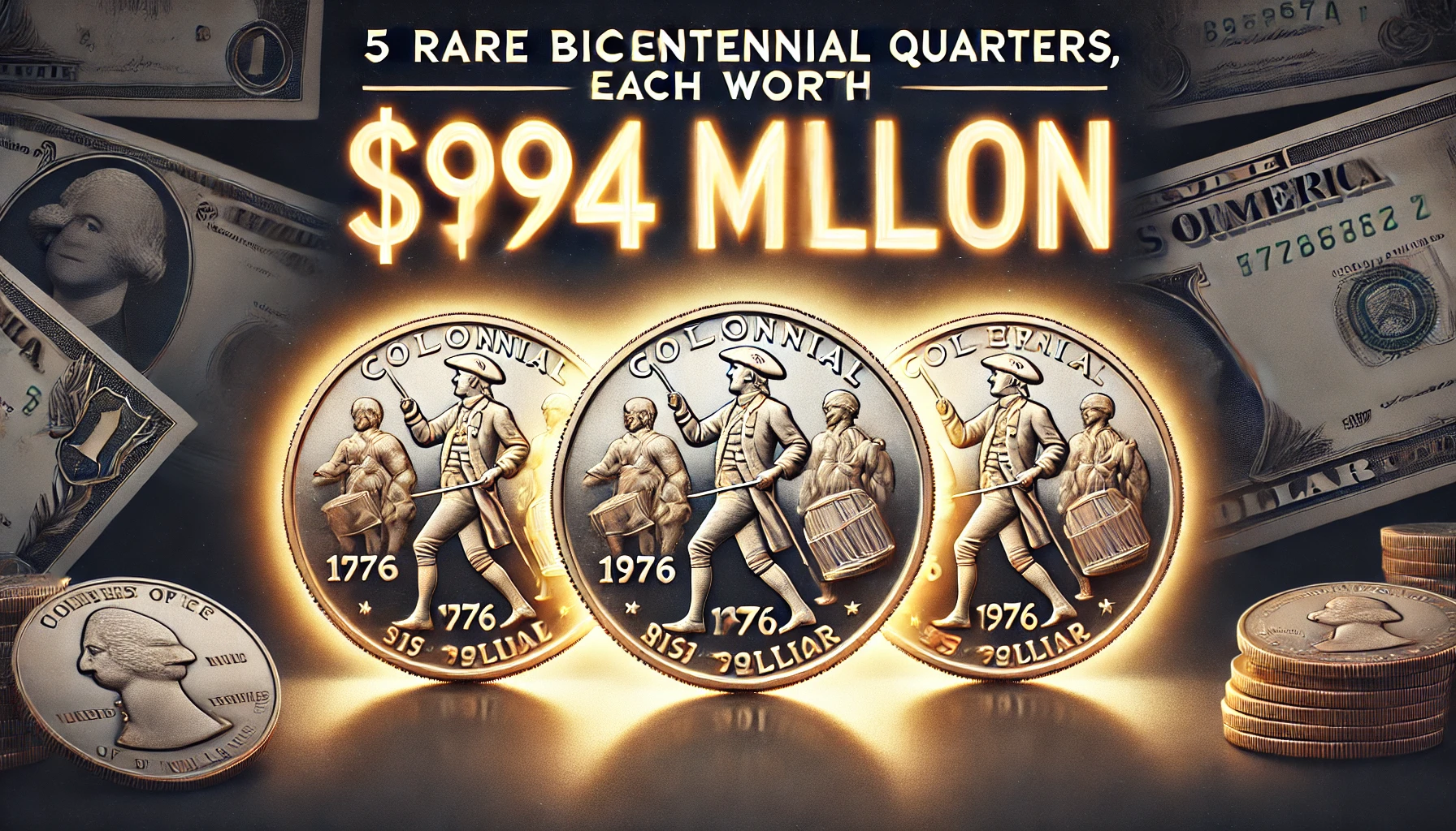 5 Rare Bicentennial Quarters, Each Worth $94 Million