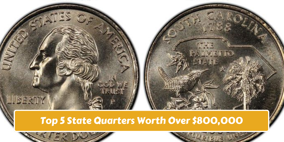 Top 5 State Quarters Worth Over $800,000